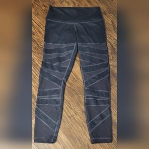 Lululemon High Times Pant Tech Mesh Desert Snake Deep Coal Black Size Sm…